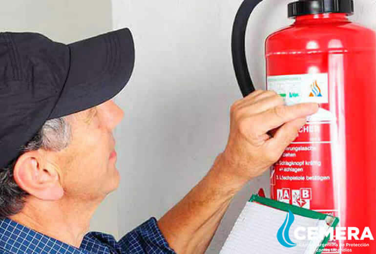 Control periódico de Extintores